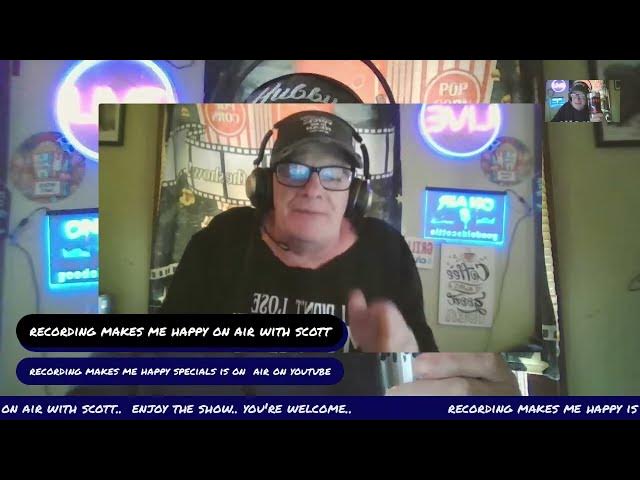 Video thumbnail for recording makes me happy on air with scott official special on my premium youtube channel...