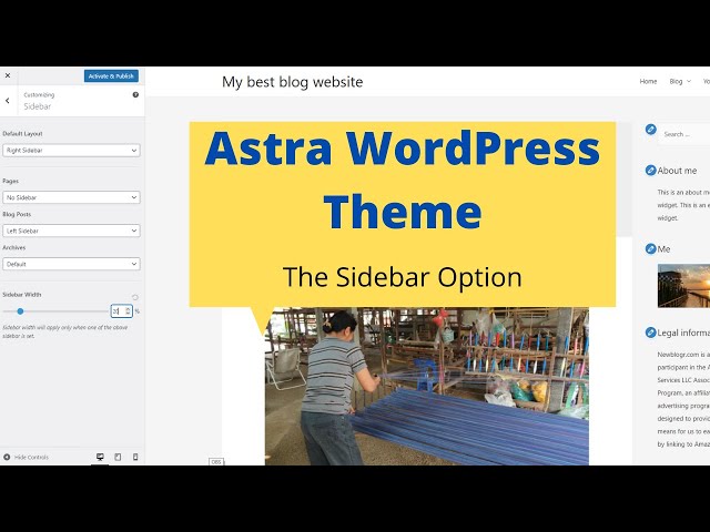 Video thumbnail for How To Customize The Sidebar On Astra