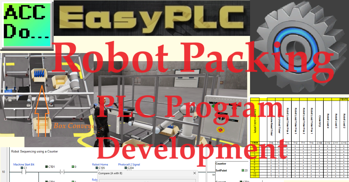 'Video thumbnail for Robot Packing PLC Program Development'