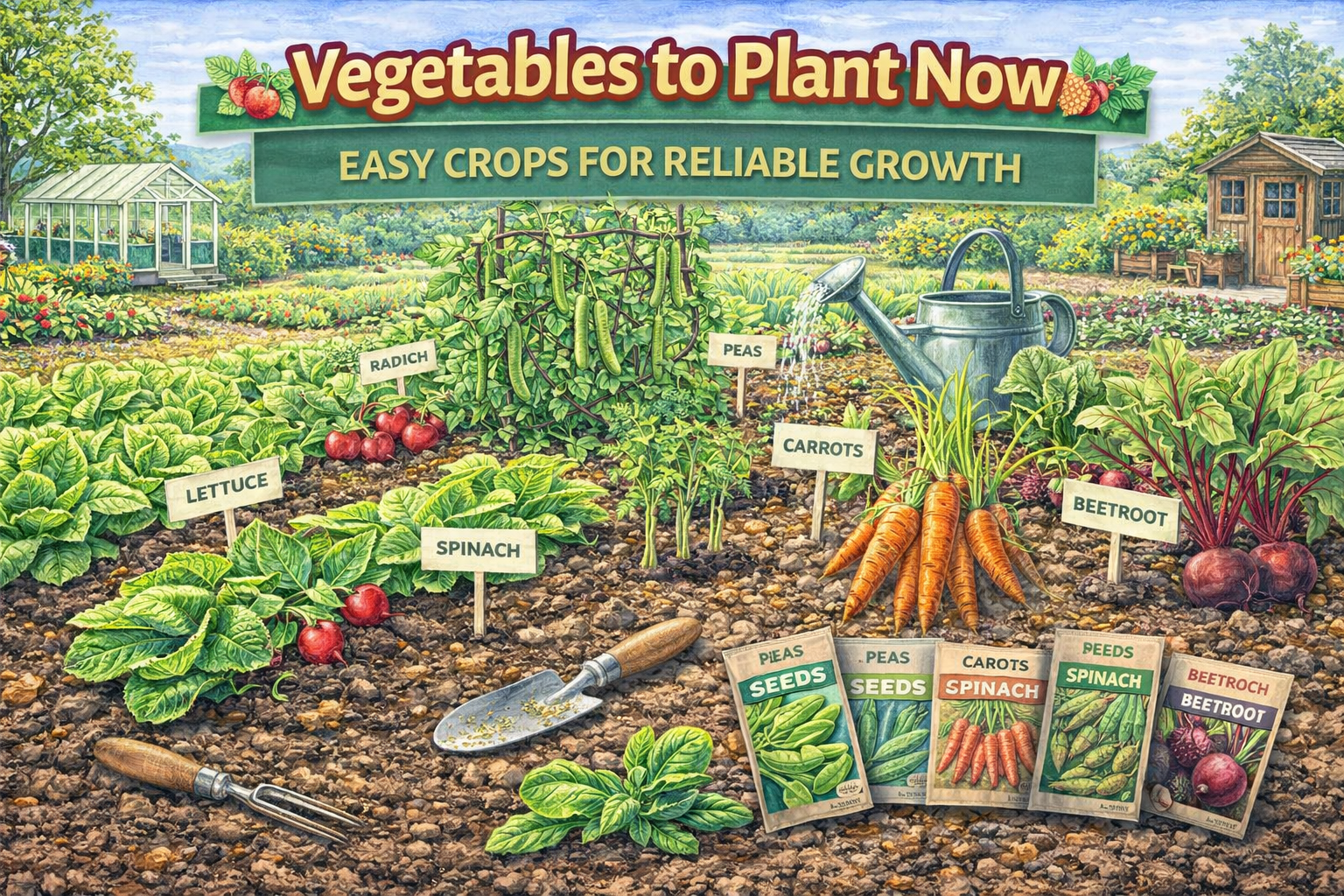 Video thumbnail for Vegetables to Plant Now | Easy Crops for Reliable Growth