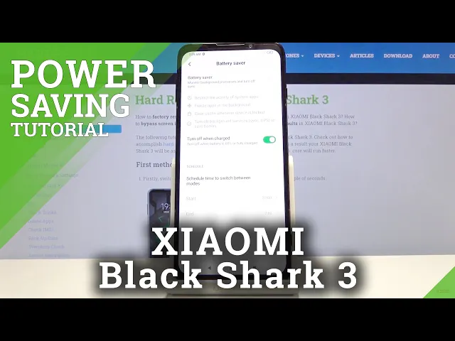 Video thumbnail for How to Enter Power Saving Mode in XIAOMI Black Shark 3 – Save Battery