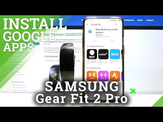 Video thumbnail for How to Install Apps in SAMSUNG Gear Fit 2 Pro – Download Appliations