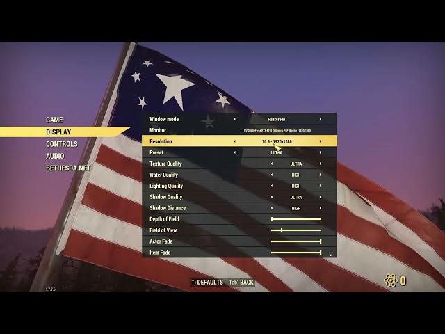 Video thumbnail for How To Change Display Resolution On Fallout 76