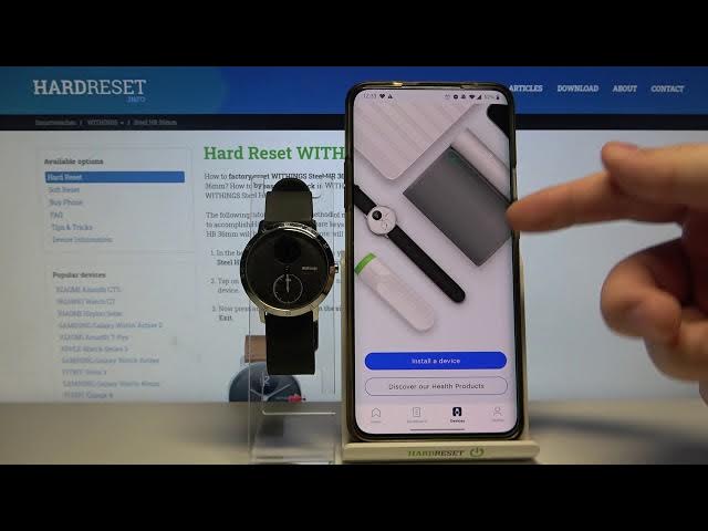 Video thumbnail for How to Unpair WITHINGS Steel HR – Get Disconnected from Phone