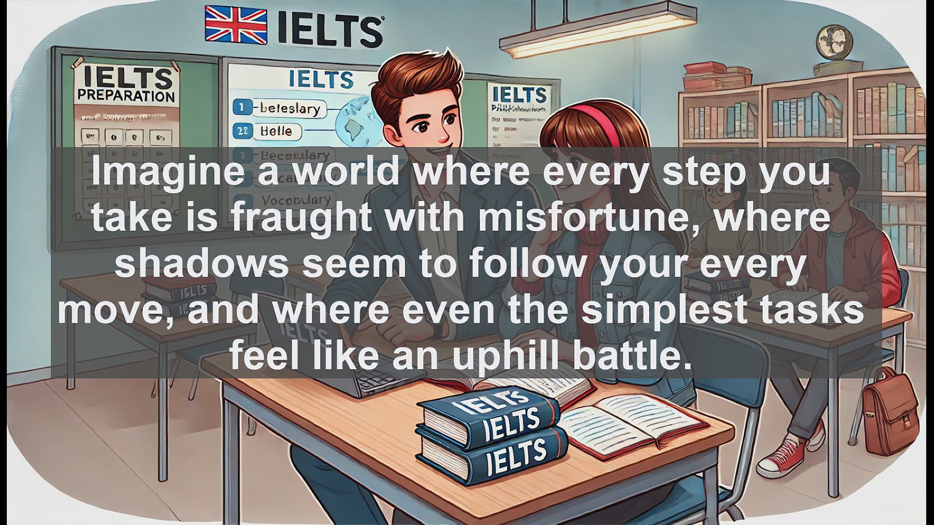 'Video thumbnail for 5000 Must Know IELTS 8.0 Vocabulary - Understanding 'Accursed': A Powerful Word for IELTS Success'