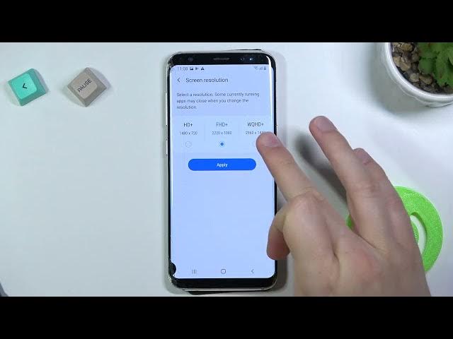 Video thumbnail for How to Change Screen Resolution on Samsung Galaxy S8 – Customize Display