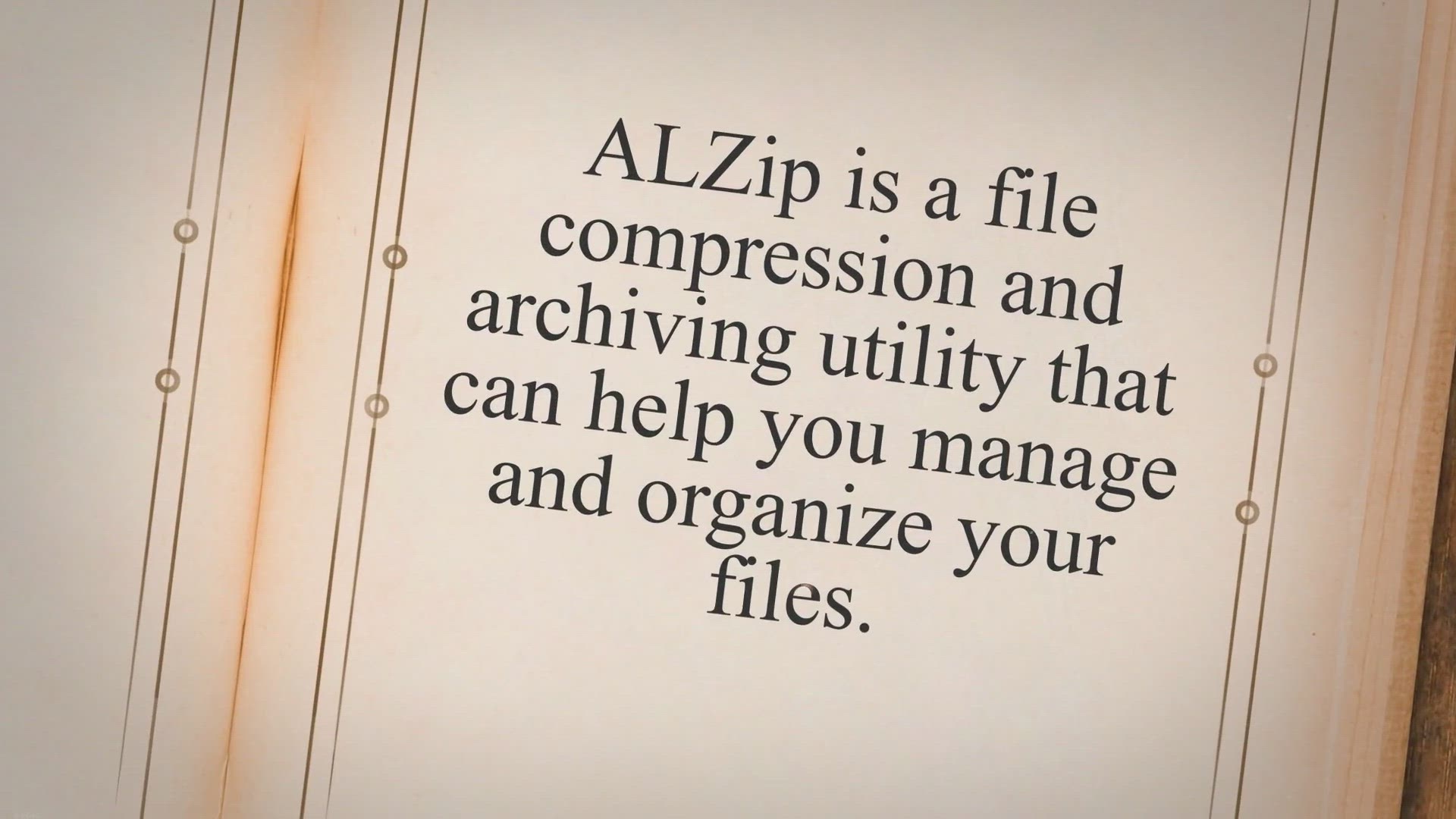 'Video thumbnail for ALZip – A User-Friendly File Compression and Archiving Utility for Windows'