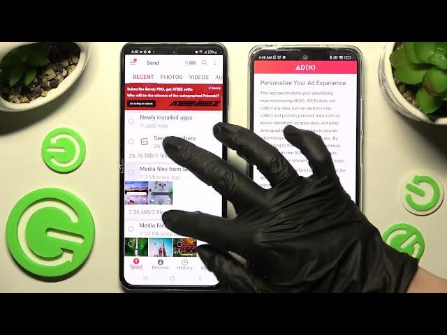 Video thumbnail for How to Transfer files from Samsung Galaxy Z Flip4 to an Android Device -  Send Anywhere App