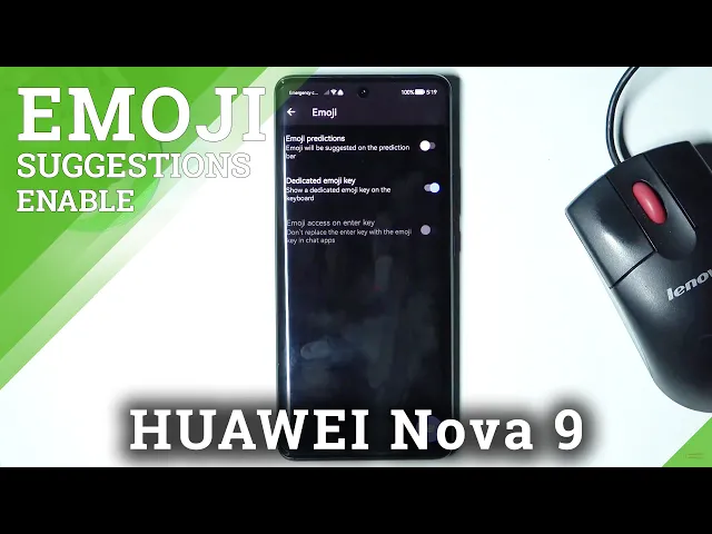 Video thumbnail for How to Activate Emoji Suggestions on HUAWEI Nova 9 – Adjust Keyboard Settings