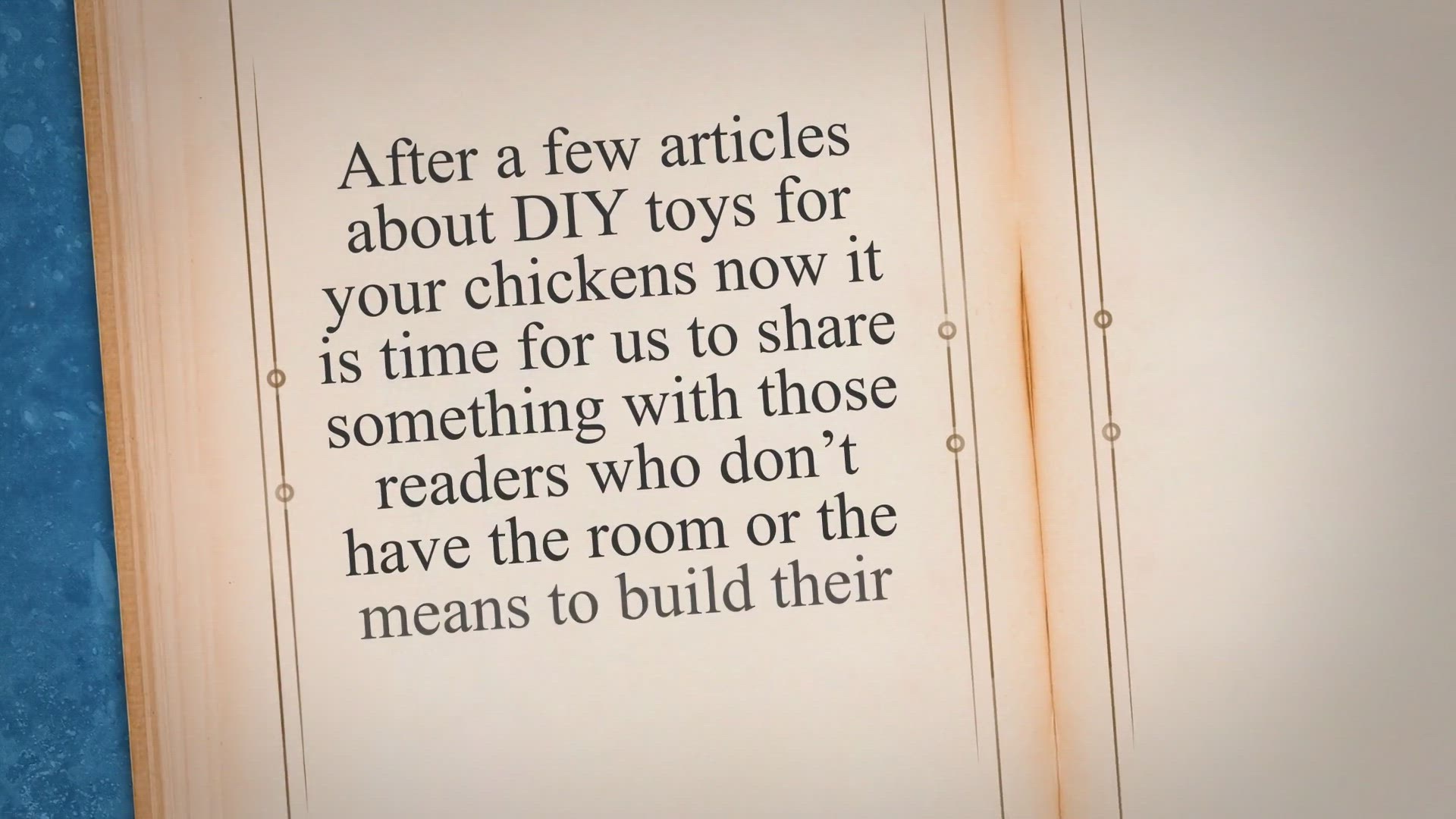 Video thumbnail for 11 Simple Games and Activities For Your chickens!