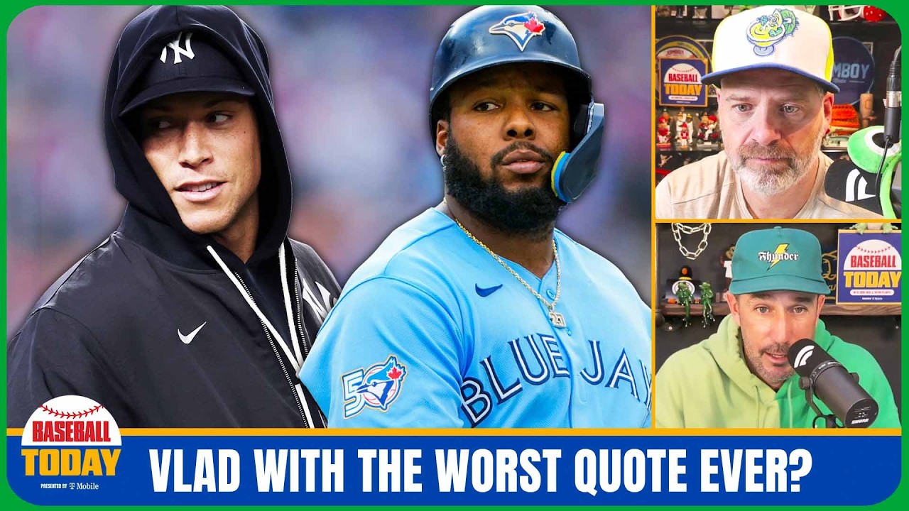 Video thumbnail for Vlad Jr's AWFUL quote + what's going on with Aaron Judge? | Baseball Today