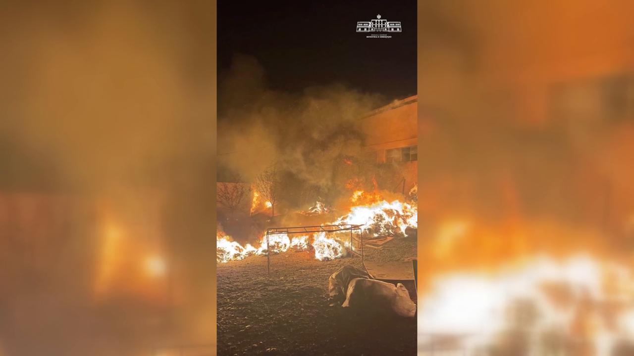 Video thumbnail for Albania: Wildfire brought under control in Albania’s Kruja as Bayraktar TB2 joins response.