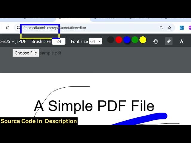 Video thumbnail for Build a Frontend Adobe Acrobat PDF Editor & Viewer Clone App in Browser Using HTML & Javascript