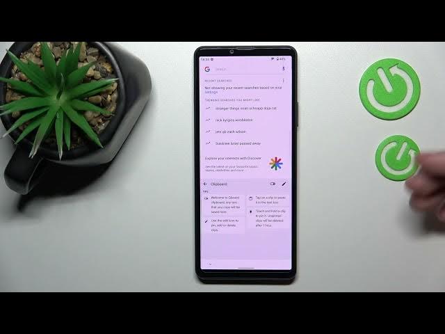 Video thumbnail for Sony Xperia 10 IV - How To Activate Keyboard Clipboard