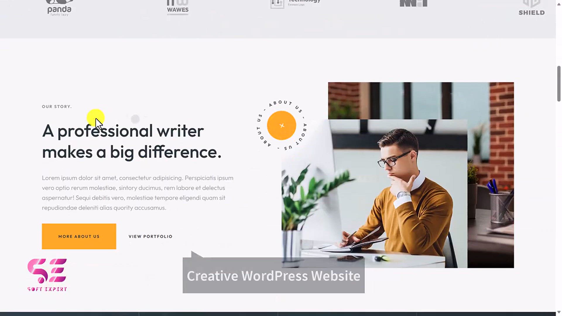 'Video thumbnail for Lettery - Creative Portfolio Agency WordPress Theme'