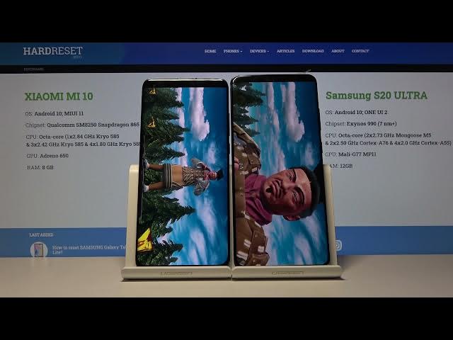 Video thumbnail for XIAOMI Mi 10 vs SAMSUNG Galaxy S20 Ultra AnTuTu Benchmark