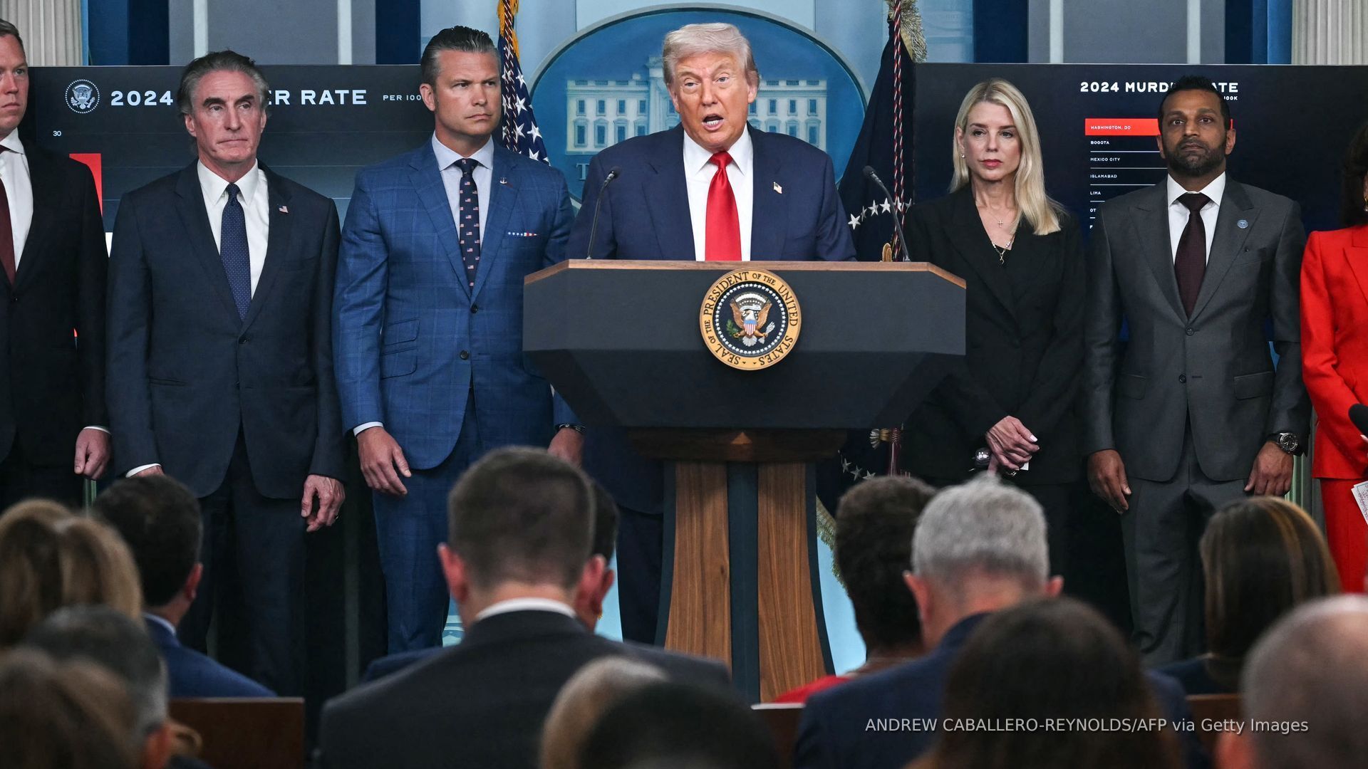 'Video thumbnail for Trump calls for death penalty in DC murder cases despite city's ban'