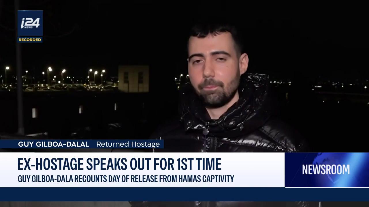 Video thumbnail for Released hostage speaks out for the first time since release on time spent in captivity | NEWSROOM
