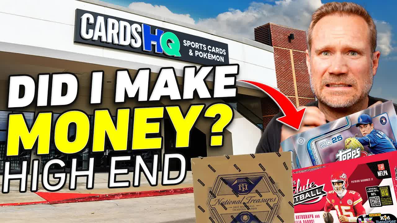 Video thumbnail for Sports Card Investor: opening high-end sports card boxes: a $7,500 experiment! can we make money?