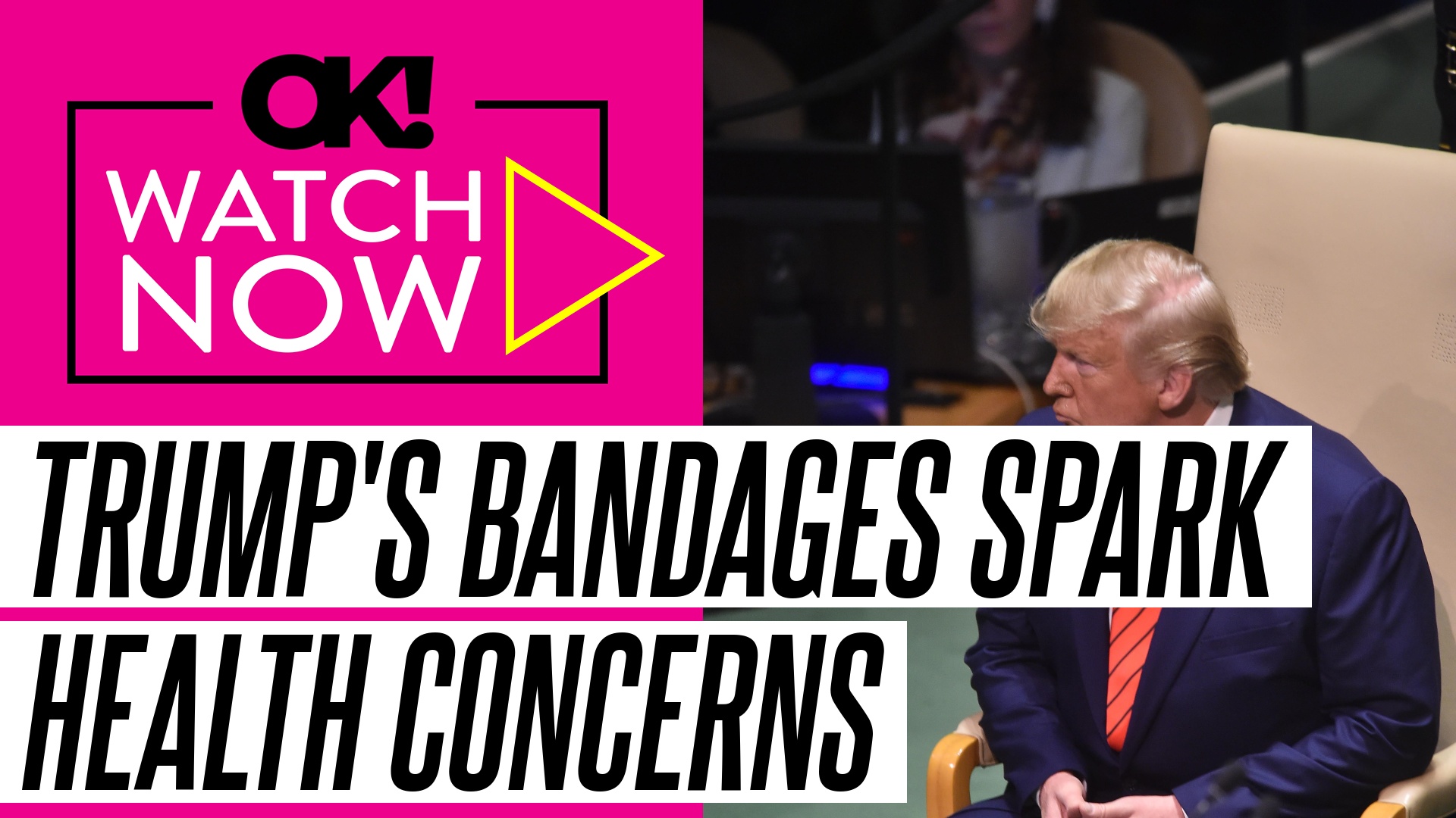 Video thumbnail for Donald Trump's Bandages Return During Kennedy Center Honors Gala as Health Rumors Mount: Photos