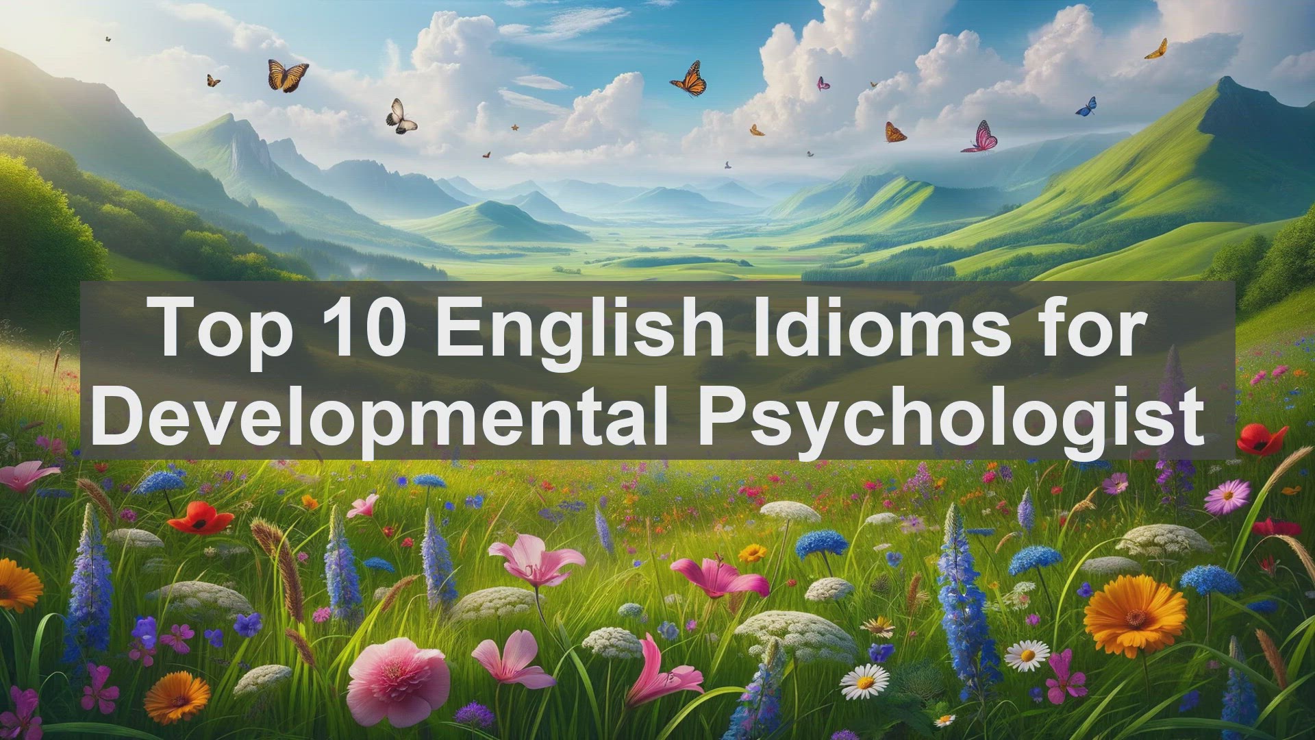 'Video thumbnail for Top 10 English Idioms for Developmental Psychologist'