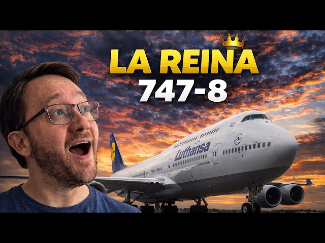 Video thumbnail for VOLÉ en la REINA de los CIELOS 👑 | 747-8 Lufthansa