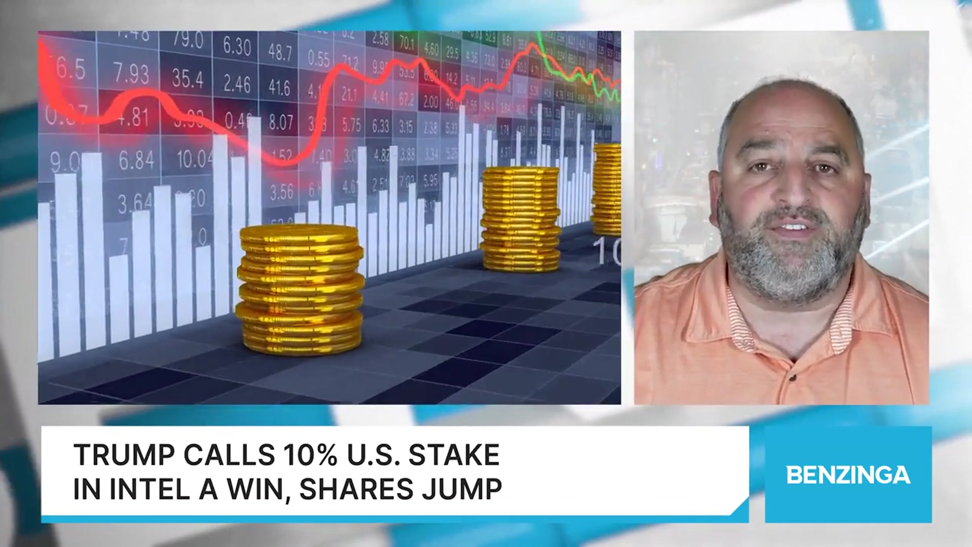 'Video thumbnail for Trump Calls 10% U.S. Stake In Intel A Win, Shares Jump'