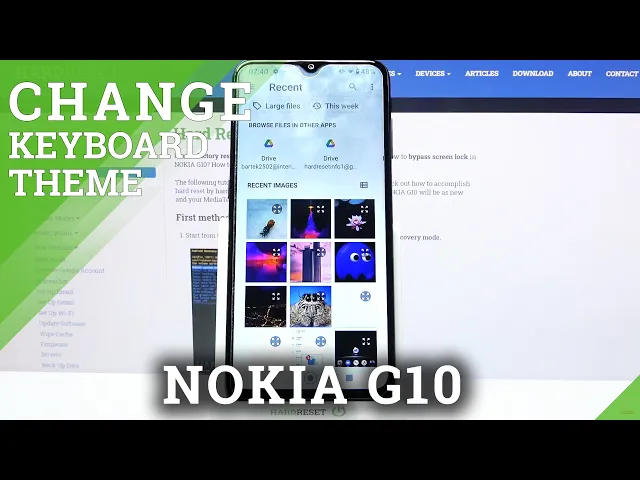 Video thumbnail for How to Personalize Keyboard Theme on NOKIA G10 - Customize Keyboard Theme
