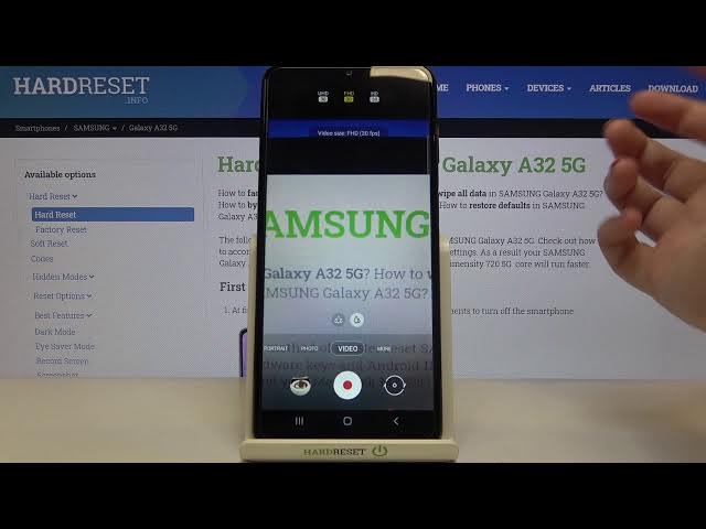 Video thumbnail for How to Change Video Size in Samsung Galaxy A32 5G - Configure Camera Settings