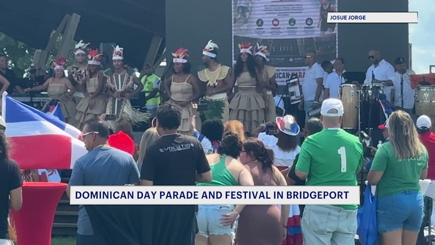 Video thumbnail for Dominican Day parade and festival held in Bridgeport