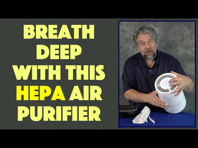 Video thumbnail for WBM Smart HEPA Air Purifier -- DEMO & REVIEW