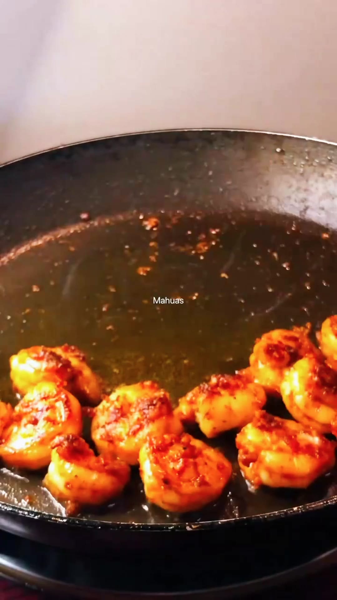 Video thumbnail for Butter garlic prawn recipe