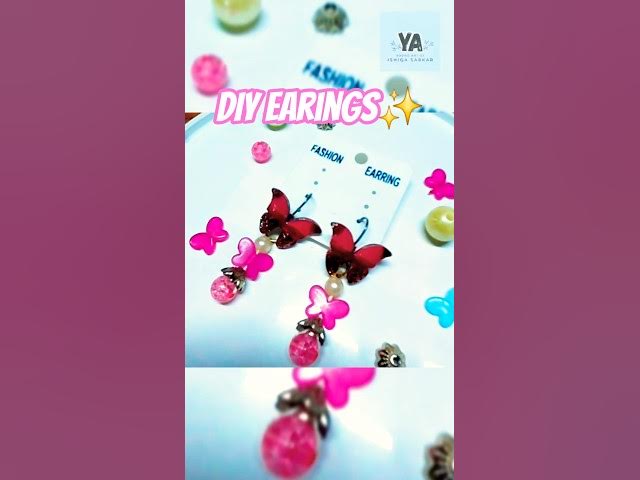 Video thumbnail for DIY Earings || Puja special ❤️✨️ #durgapuja #earrings #lastminute #diy #crafter