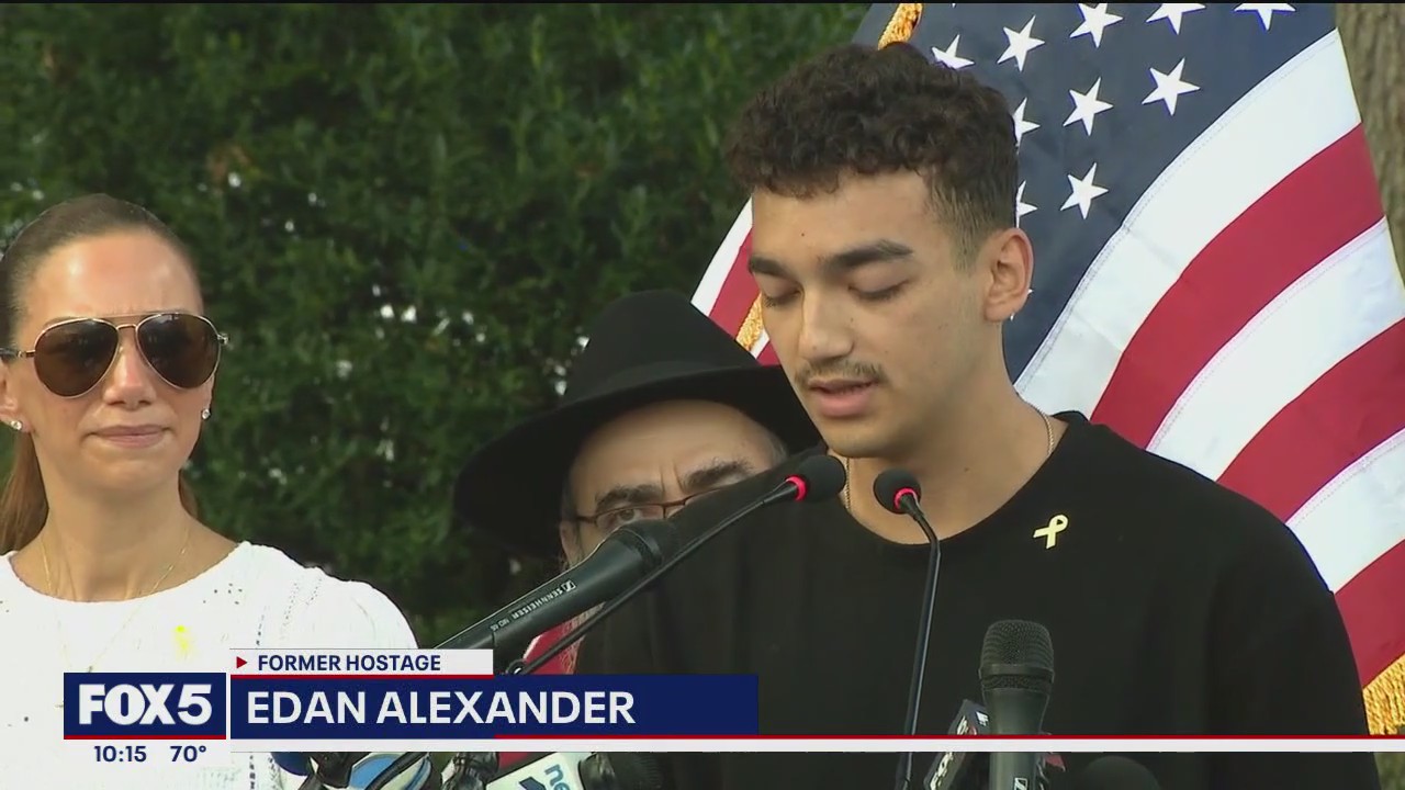 'Video thumbnail for Street in Tenafly, NJ renamed to honor Eden Alexander, the Israeli-American hostage released by Hamas'