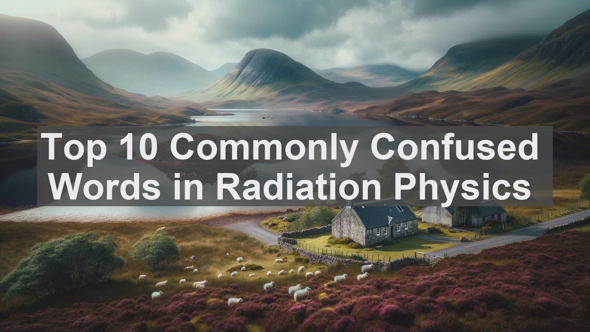 'Video thumbnail for Top 10 Commonly Confused Words in Radiation Physics'