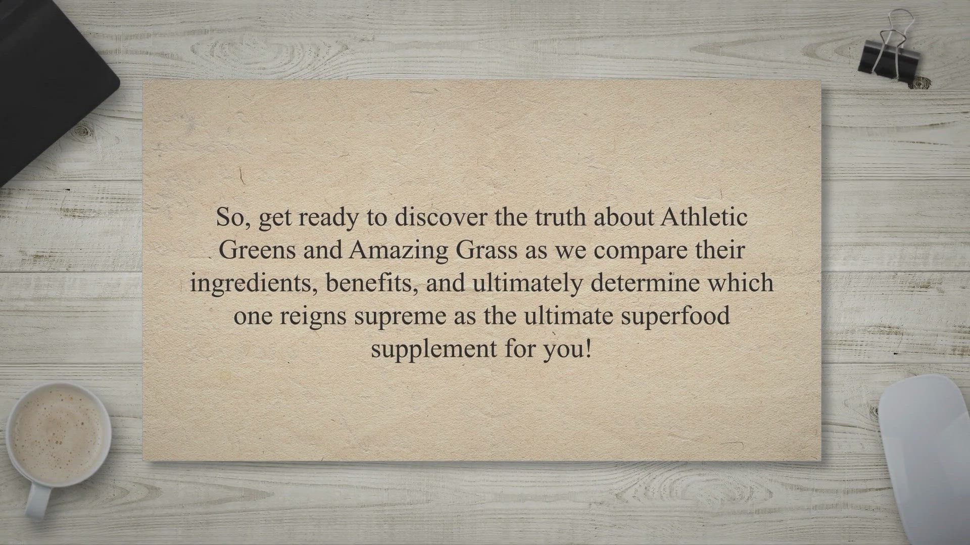 Video thumbnail for Superfood Showdown: Athletic Greens vs Amazing Grass - Unraveling the Ultimate Supplement for You!