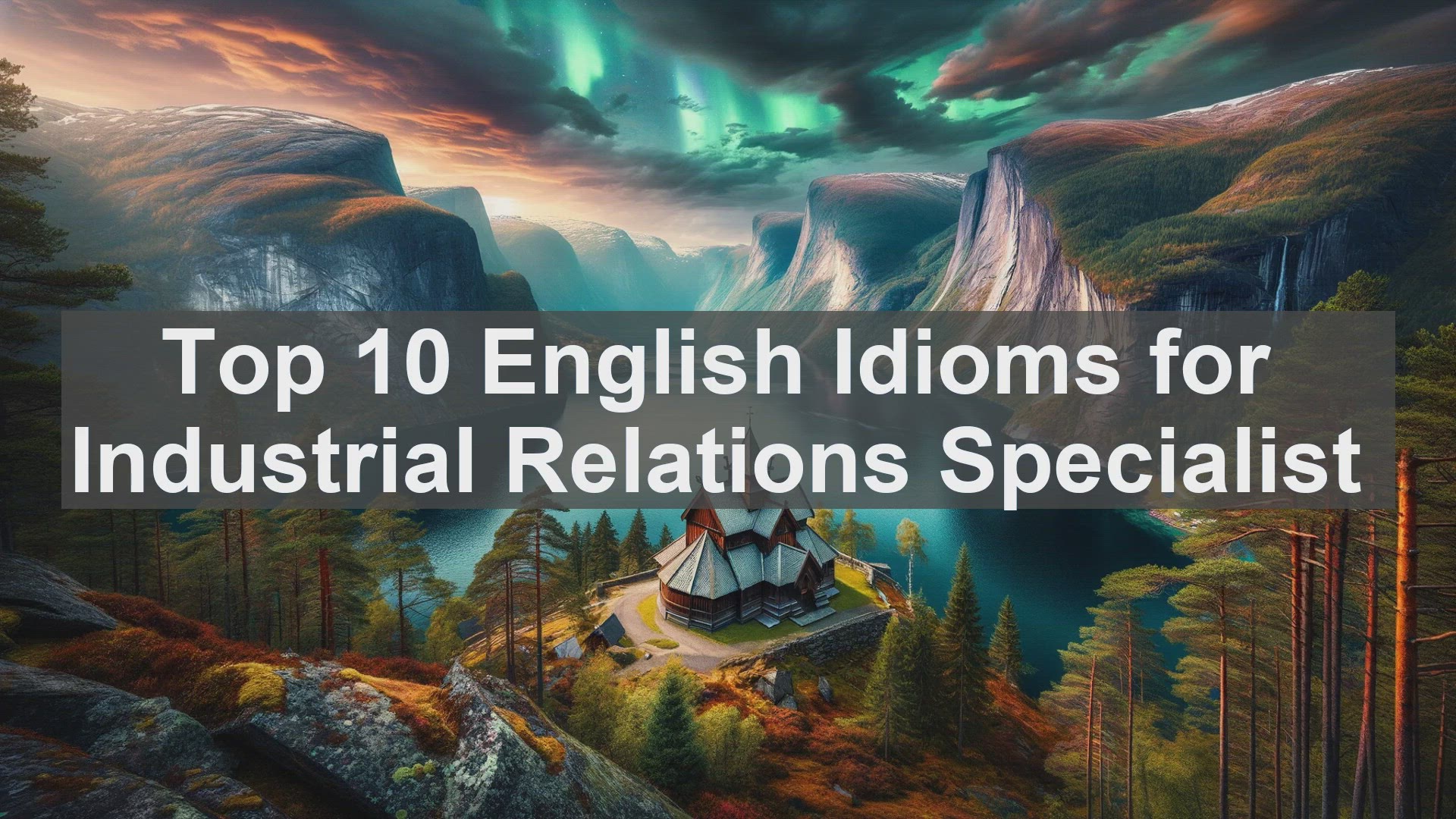'Video thumbnail for Top 10 English Idioms for Industrial Relations Specialist'