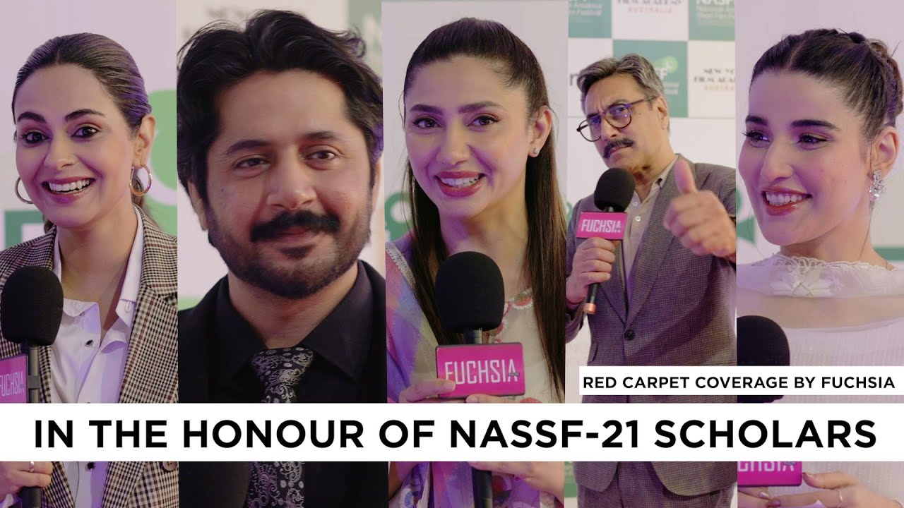 Video thumbnail for In The Honour Of NASSF-21 Scholars | Mahira Khan | Imran Ashraf | Hareem Farooq |Red Carpet Coverage