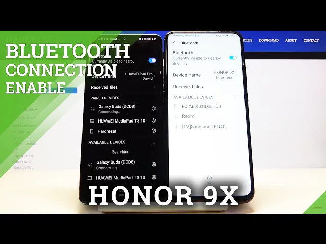 Video thumbnail for How to Connect Bluetooth Device with Honor 9X - Pair Honor via Bluetooth