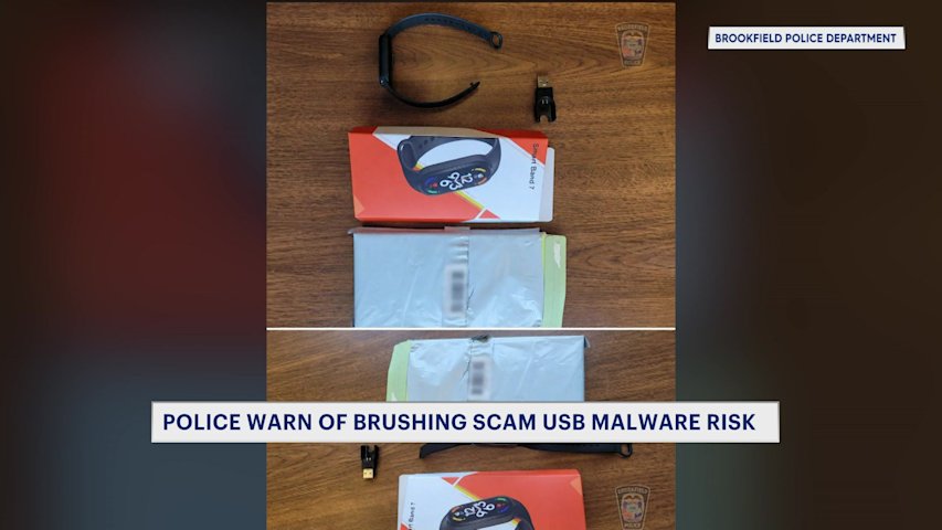 Video thumbnail for Brookfield police warn of scam where people receive unsolicited packages possibly containing malware
