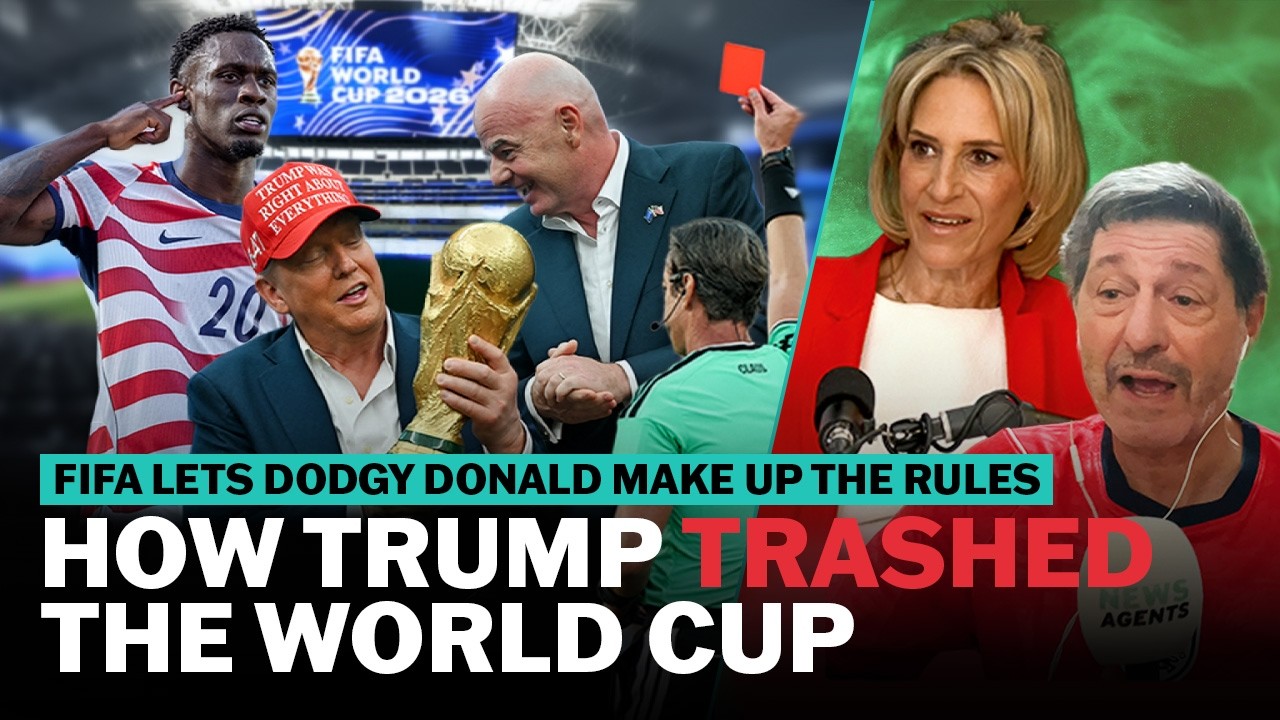 Video thumbnail for Has Trump just trashed his own World Cup? | The News Agents