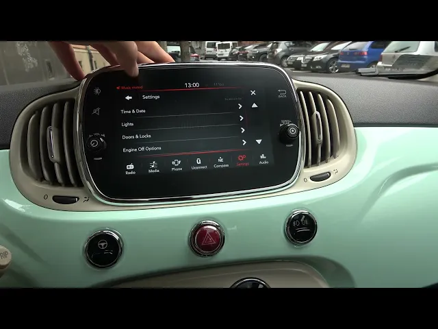 Video thumbnail for How to Turn On / Off Daytime Running Lights in Fiat 500? Switch Off Car DRLs