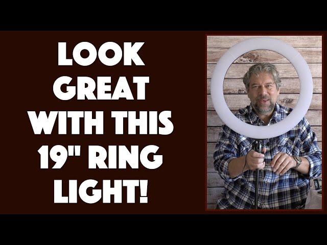 Video thumbnail for GIM 19" LED Ring Light with Tripod Stand -- REVIEW