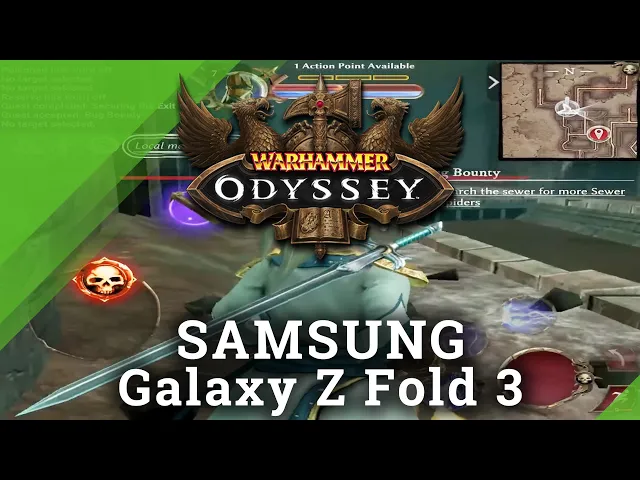 Video thumbnail for Samsung Galaxy Z Fold 3 Warhammer Odyssey Test (Recorder) - Performance Checkup of Snapdragon 888