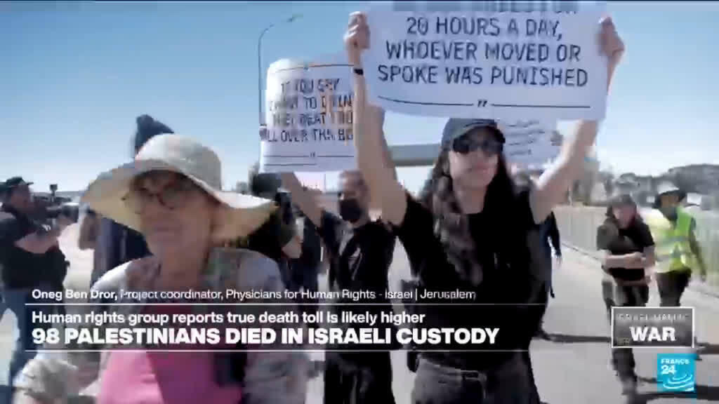 Video thumbnail for At least 98 Palestinians have died in custody since October 2023, Israeli data shows