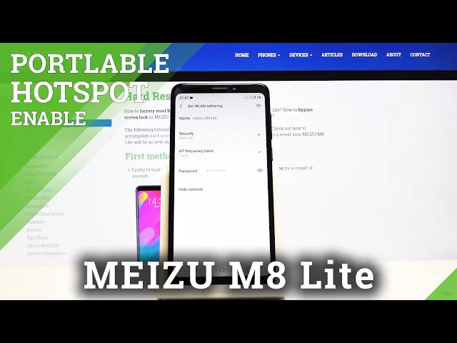 Video thumbnail for How to Activate Portable Hotspot in  MEIZU M8 Lite – Network Access Point