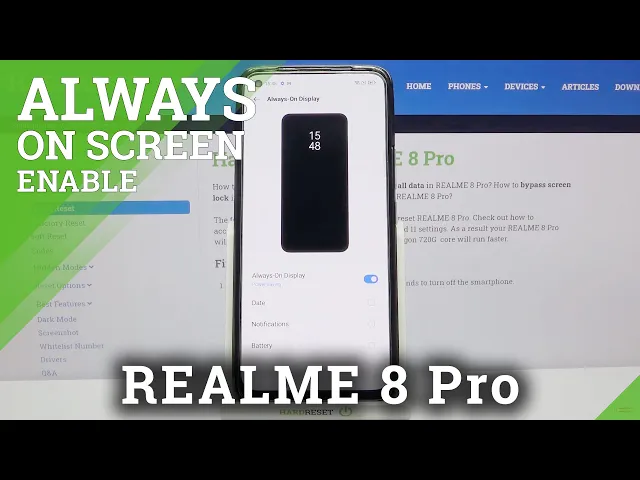 Video thumbnail for How to Customize Always On Display in REALME 8 Pro – Set Up Always On Display