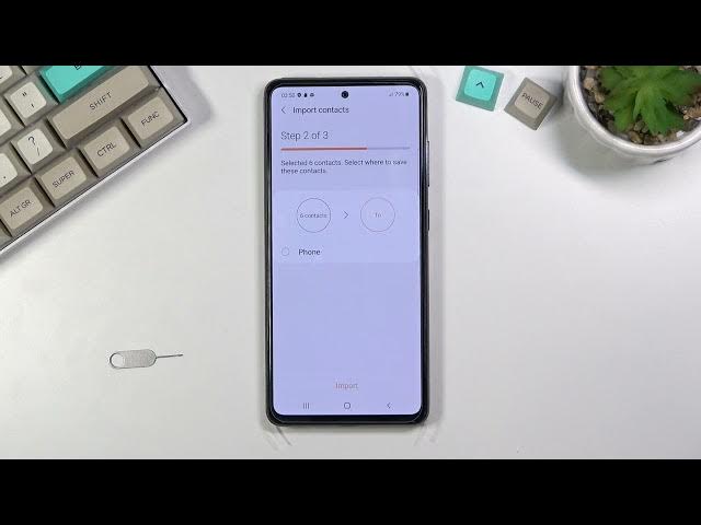 Video thumbnail for How to Copy Contacts in SAMSUNG Galaxy A52s 5G - Transfer Contact