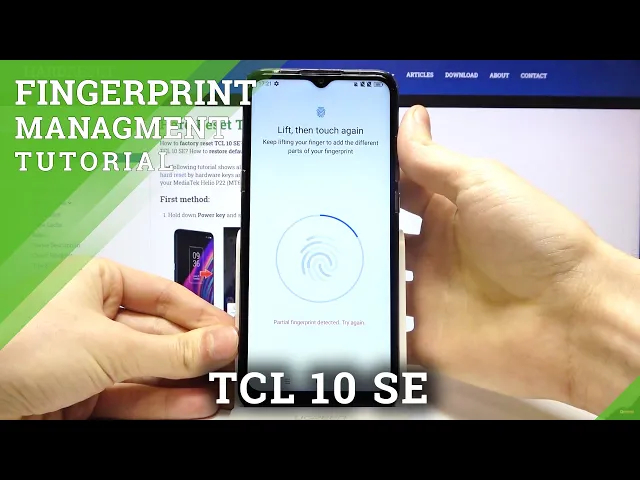 Video thumbnail for How to Add Fingerprint to TCL 10 SE – Set Up Screen Lock