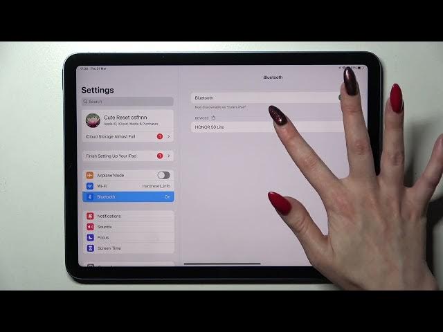 Video thumbnail for How to Connect Bluetooth Device in iPad Air 2022 - Apple iPad Air 5th Gen WiFi